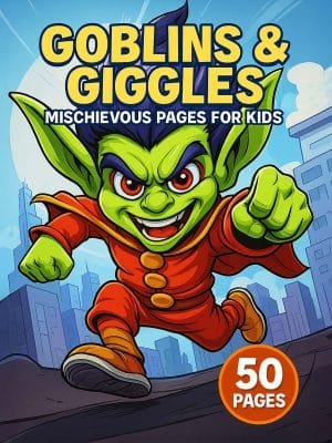 Goblins & Giggles – 50 Mischievous Pages for Kids