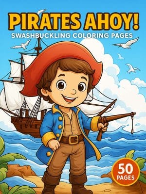 Pirates Ahoy! – 50 Swashbuckling Coloring Pages