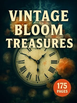 Vintage Bloom Treasures – 175 Flower-Adorned Objects