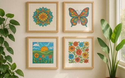 Fun Ways to Display Your Finished Coloring Pages